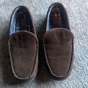 Crown Vintage Brown Suede Slip-On Moccasins